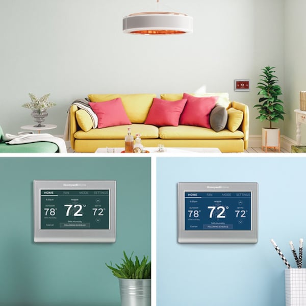 Honeywell Honeywell Home Smart Color Built In WiFi Heating and Cooling Touch Screen Programmable Thermostat - RTH9585WF1004W