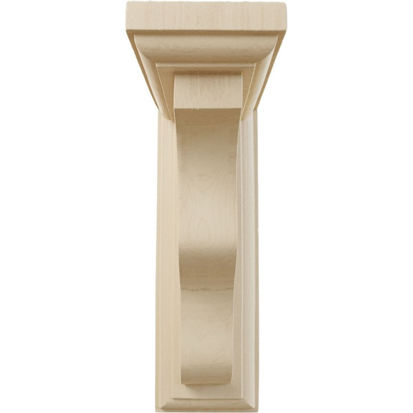Ekena Millwork 2 1/4"W x 5"D x 7"H Hamilton Traditional Bracket, Rubberwood - BKT02X05X07HARW