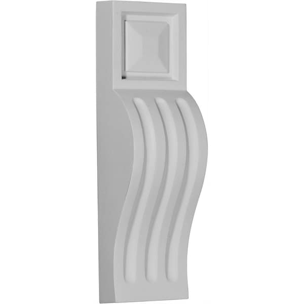 Ekena Millwork 3 1/2"W x 2 1/2"D x 11 5/8"H Maria Corbel - COR03X02X11MA