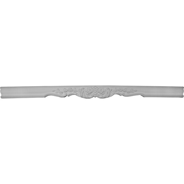 Ekena Millwork 6 3/4"H x 1 7/8"P x 94 1/2"L Ashford Flower Casing Facia - CAS07X02AS