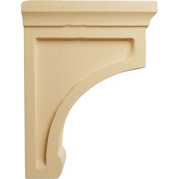 Ekena Millwork 2 1/2"W x 6"D x 8"H Medium Gomez Wood Bracket, Alder - BKTW02X06X08GOAL