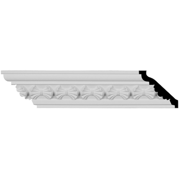 Ekena Millwork SAMPLE - 3 1/8"H x 3 1/8"P x 4 1/2"F x 12"L Butterfly Crown Moulding - SAMPLE-MLD03X03X05BT