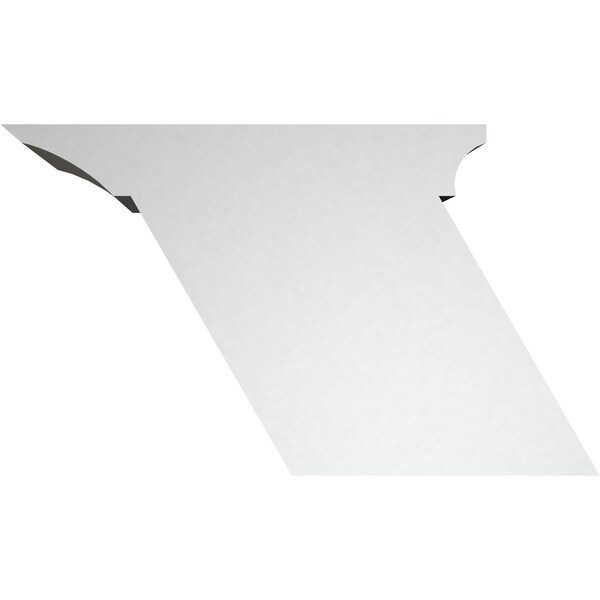 Ekena Millwork 7 1/2"W x 6 1/4"D x 4"H Nexus Bracket, Left - BKT07X04X06NE-L