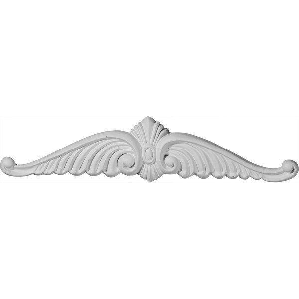 Ekena Millwork 10 5/8"W x 2 1/4"H x 3/4"P Wings Center Onlay - ONL10X02X01WI