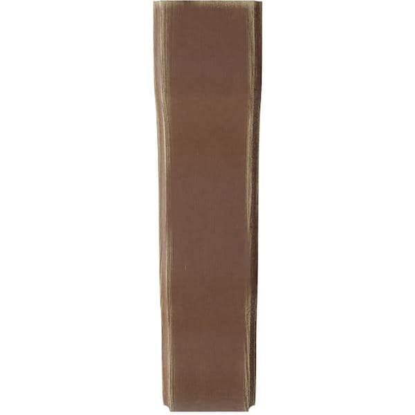 Ekena Millwork 1 3/4"W x 5 1/4"D x 7 1/2"H Plymouth Wood Vintage Decor Bracket, Weathered Brown - BKTWD02X05X08PLBR