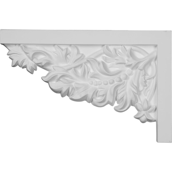 Ekena Millwork 11 3/4"W  x 7 7/8"H x  3/4"P Attica Large Stair Bracket, Left - SB11X07AT-L