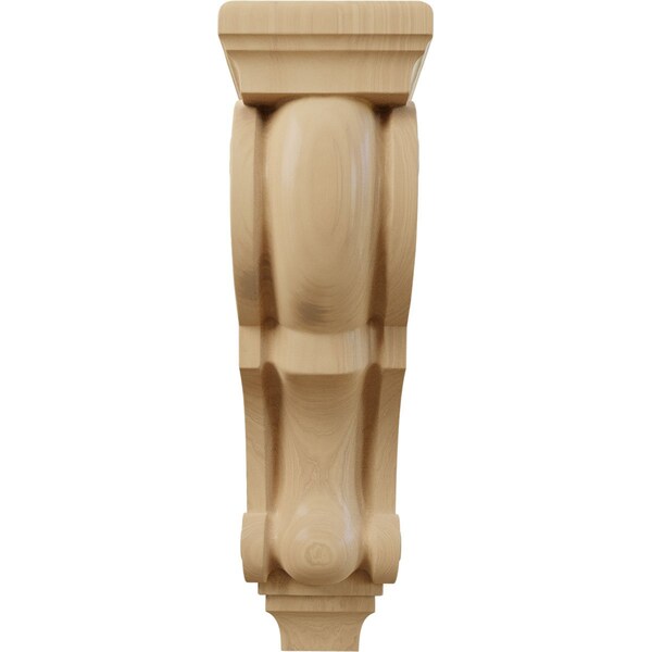 Ekena Millwork 6 1/2"W x 8"D x 22"H Small Jumbo Traditional Wood Corbel, Cherry - CORW07X08X22TRCH