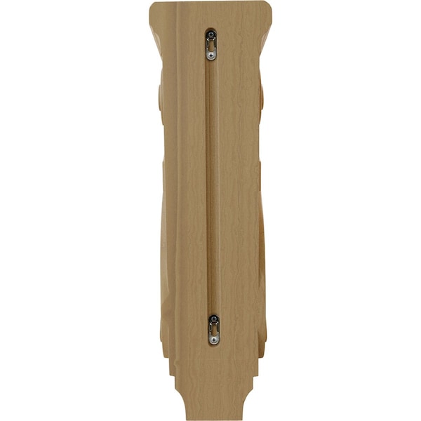 Ekena Millwork 6 1/2"W x 8"D x 22"H Small Jumbo Traditional Wood Corbel, Cherry - CORW07X08X22TRCH