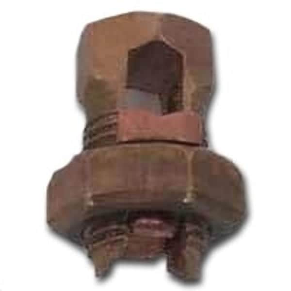 Conector de perno dividido Erico nVent, de 16 a 8 cables, Aleación de bronce de silicona, bronce - ESB8