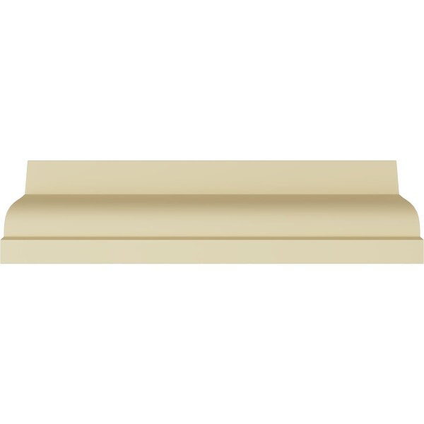 Ekena Millwork 3 7/8"H x 3 7/8"P x 5 1/2"F x 94 1/2"L Gorleen Crown Moulding - MLD03X03X05GO