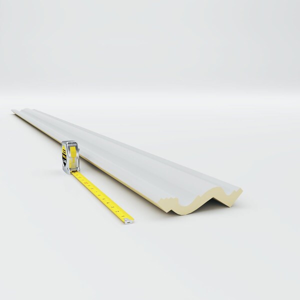 Ekena Millwork 3 7/8"H x 3 7/8"P x 5 1/2"F x 94 1/2"L Gorleen Crown Moulding - MLD03X03X05GO