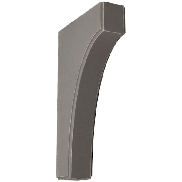 Ekena Millwork 1 3/4"W x 6"D x 10"H Clarksville Wood Vintage Decor Bracket, Reclaimed Grey - BKTWD02X06X10CVGY