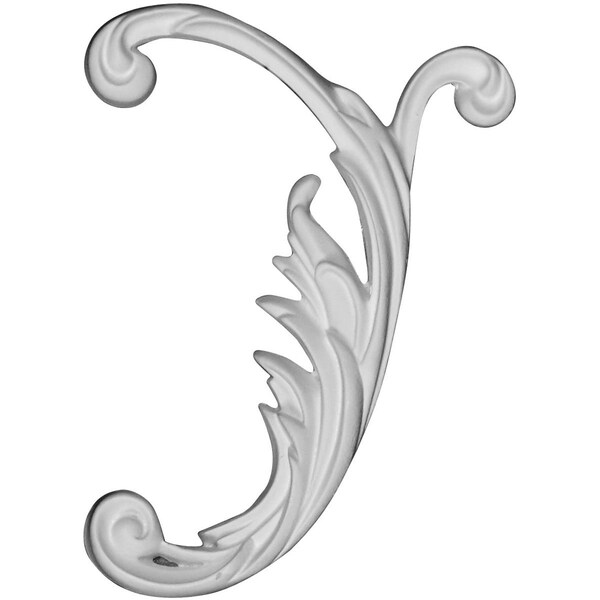 Ekena Millwork 5 7/8"W x 6 3/4"H x 7/8"P Medway Scroll Onlay, Right - ONL06X07X01ME-R