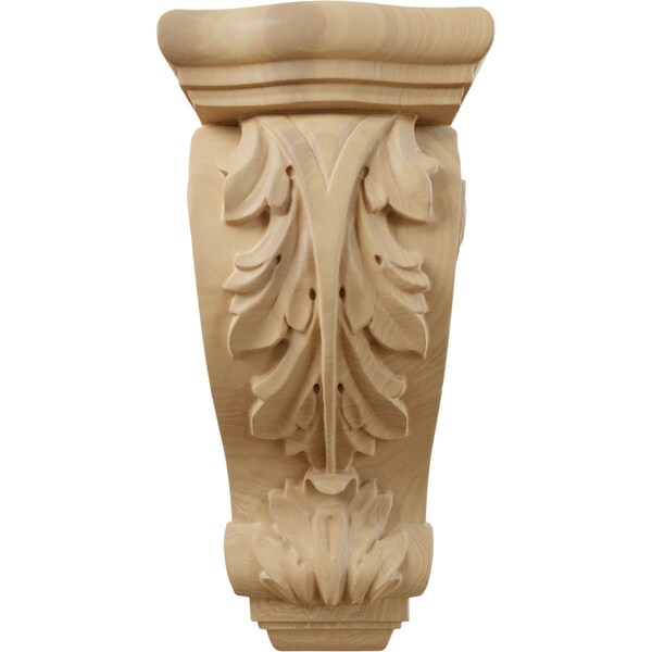 Ekena Millwork 5 1/4"W x 4 3/4"D x 12"H Medium Farmingdale Acanthus Corbel, Cherry - COR05X04X12FRCH