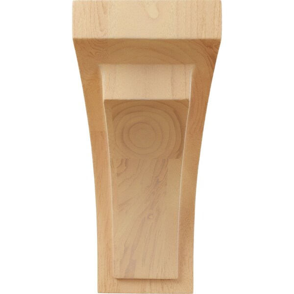 Ekena Millwork 2 1/2"W x 3 3/4"D x 6"H Mini Felix Wood Corbel, Red Oak - CORW02X03X06FERO