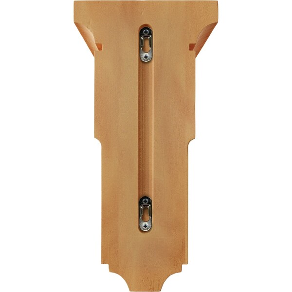 Ekena Millwork 7"W x 7 3/4"D x 14"H Jumbo Reyes Wood Corbel, Red Oak - CORW07X07X14RYRO
