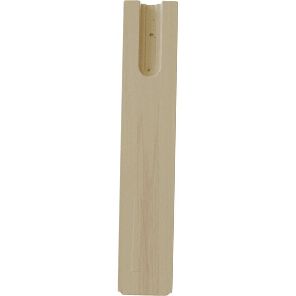 Ekena Millwork 1 3/4"W x 7 1/4"D x 9 1/2"H Bedford Wood Bracket, Rubberwood - BKTW02X07X10BERW