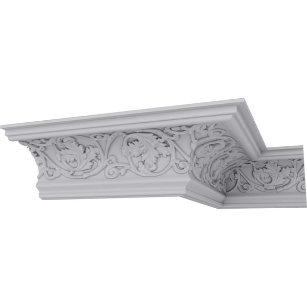 Ekena Millwork 7 3/4"H x 9"P x 11 3/4"F x 94 1/2"L Neuveau Crown Moulding - MLD07X09X11NA