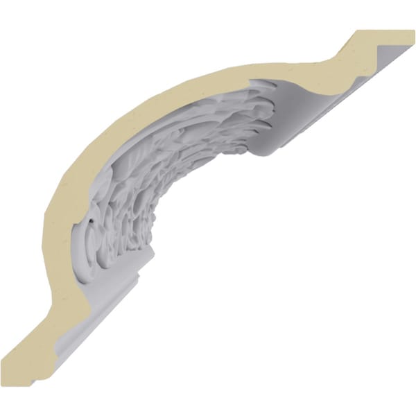 Ekena Millwork 7 3/4"H x 9"P x 11 3/4"F x 94 1/2"L Neuveau Crown Moulding - MLD07X09X11NA