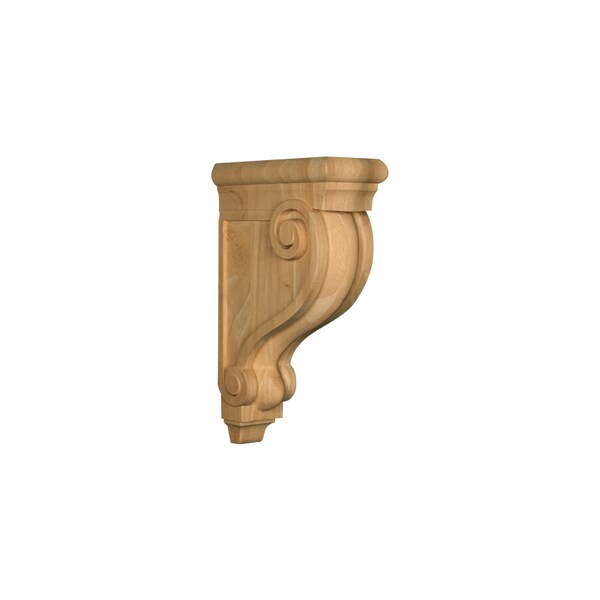 Osborne Wood Products 13 1/4 x 3 3/4 x 8 1/4 Countertop Classic Corbel in Rubberwood <s - 891993RW