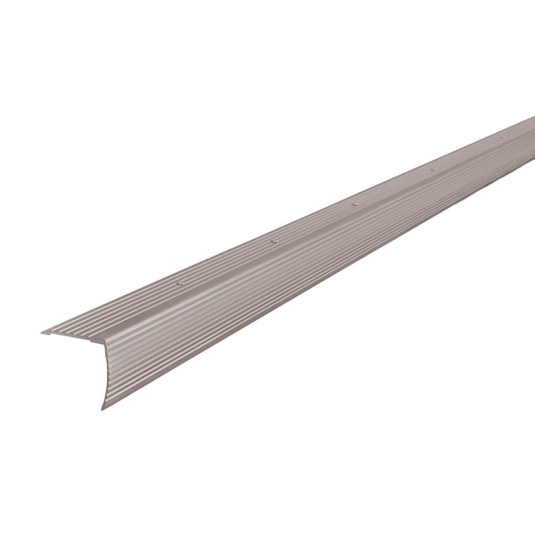 M-D Building Products Aluminum, Pewter, 96 in L, 1.12 in W - 43936