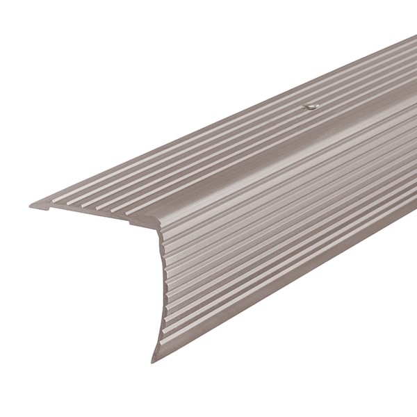 M-D Building Products Aluminum, Pewter, 96 in L, 1.12 in W - 43936