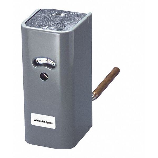 White-Rodgers Temperature Control T-Stat - S, Open on Rise, 100 Degrees to 240 Degrees F, SPST, 120/240VAC - 11B06 001S1