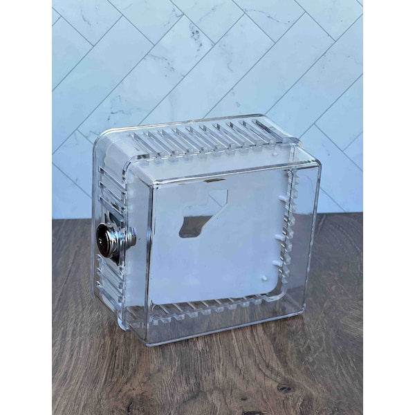 White-Rodgers Clear Plastic Thermostat Guard Small Clear Plastic Guard 3 7/8x 3 1/2x 2 1/2 - 443