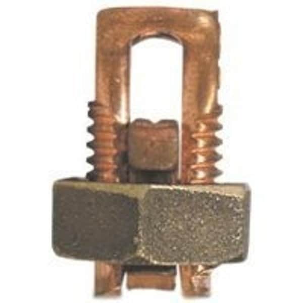 Erico nVent Conector de perno dividido, de 6 a 2 cables, Aleación de bronce de silicona, Bronce - ESB2