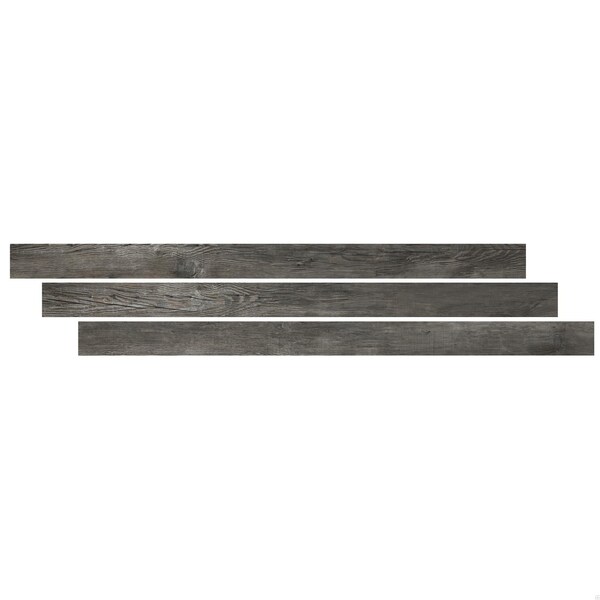 Msi LVT Trim, LVT, Gray-Dark, 94 in L, 1.77 in W, Low Gloss - ZOR-LVT-TR-0606