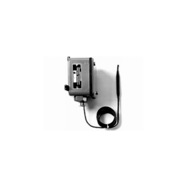 Johnson Controls Two Stage Temp Control, 40/120F, 6In Cap, Open/Close on Rise, 40 Degrees to 120 Degrees F, SPDT - A28MA-1C