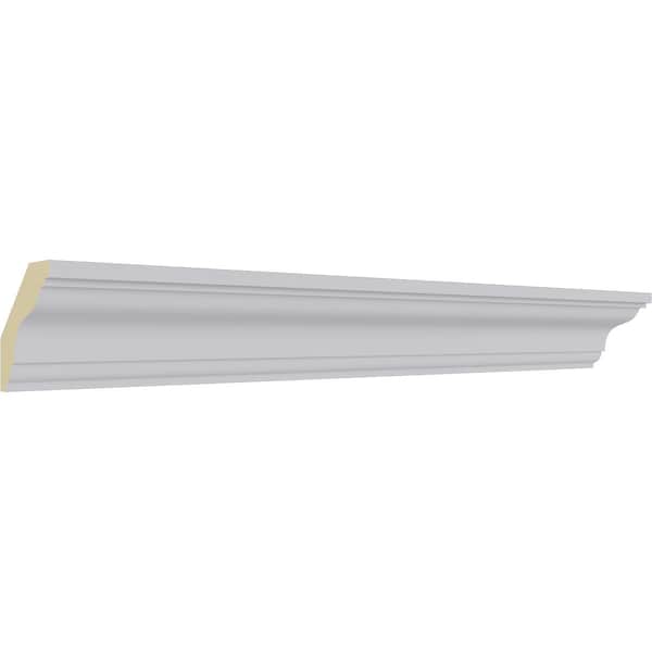 Ekena Millwork 2 3/4"H x 2 3/4"P x 3 7/8"F x 94 1/2"L Orion Traditional Crown Moulding - MLD02X02X03OR