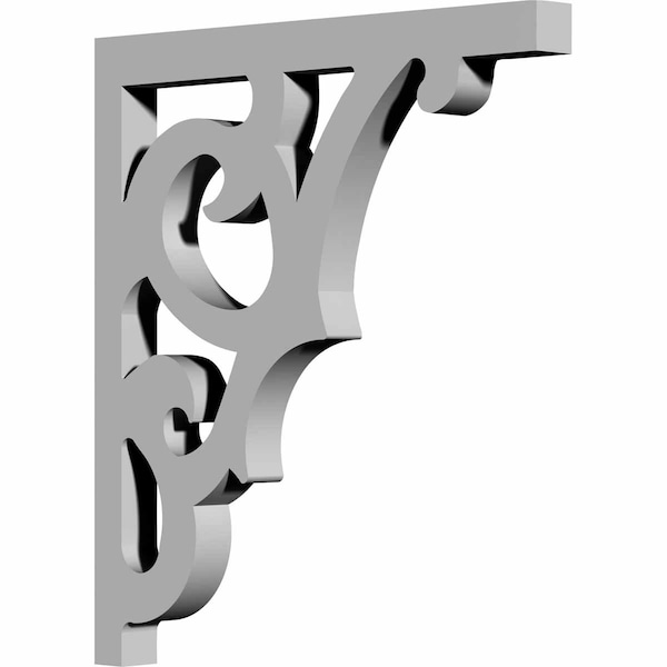 Ekena Millwork 7/8"W x 11"D x 12"H Swansea Bracket - BKT11X11X00SW