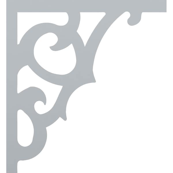 Ekena Millwork 7/8"W x 11"D x 12"H Swansea Bracket - BKT11X11X00SW