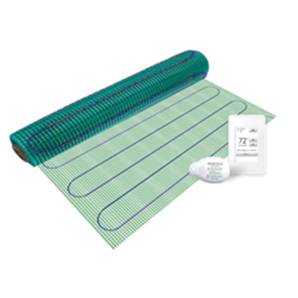 Warmlyyours 1.5 x 12 ft. Floor Heating Kit Tempzone Flex Roll Plus Touch Screen Thermostat, 120V - TRT120-KIT-OT-1.5X12