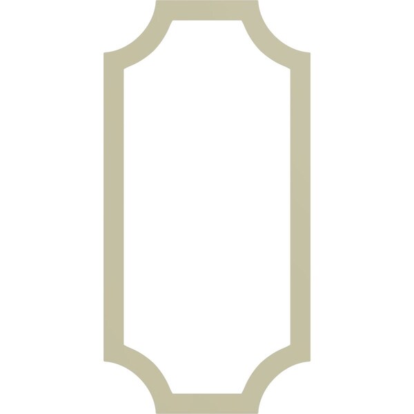 Ekena Millwork 24-in. W x 48-in. H Foster Running Coin Panel Moulding Kit Single Panel - PMLKFO24X48A