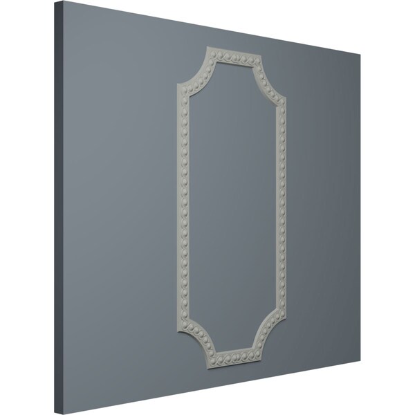 Ekena Millwork 24-in. W x 48-in. H Foster Running Coin Panel Moulding Kit Single Panel - PMLKFO24X48A