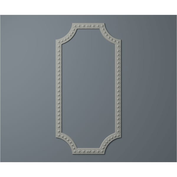 Ekena Millwork 24-in. W x 48-in. H Foster Running Coin Panel Moulding Kit Single Panel - PMLKFO24X48A