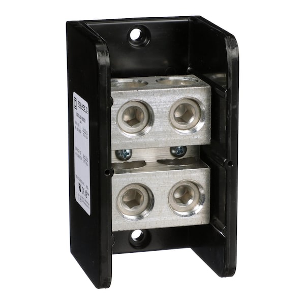 Bloque de distribución de energía Square D, Linergy, 1 polo, 2 líneas, 2 cargas, 760A Cu, 620A Al, 600V - 9080LBA1652021