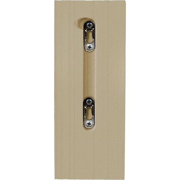 Ekena Millwork 4"W x 5 3/4"D x 10"H Medium Felix Wood Corbel, Rubberwood - CORW04X05X10FERW