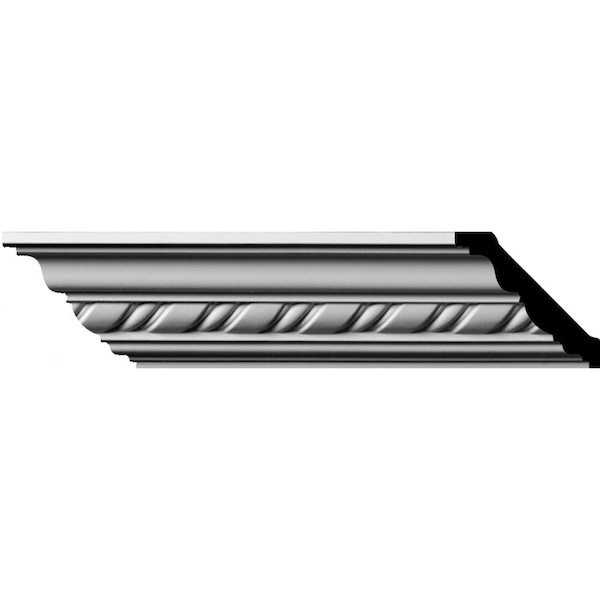 Ekena Millwork SAMPLE - 2 7/8"H x 2 3/4"P x 3 7/8"F x 12"L, (1 5/8" Repeat) Classic Twist Crown Moulding - SAMPLE-MLD03X03X04CL