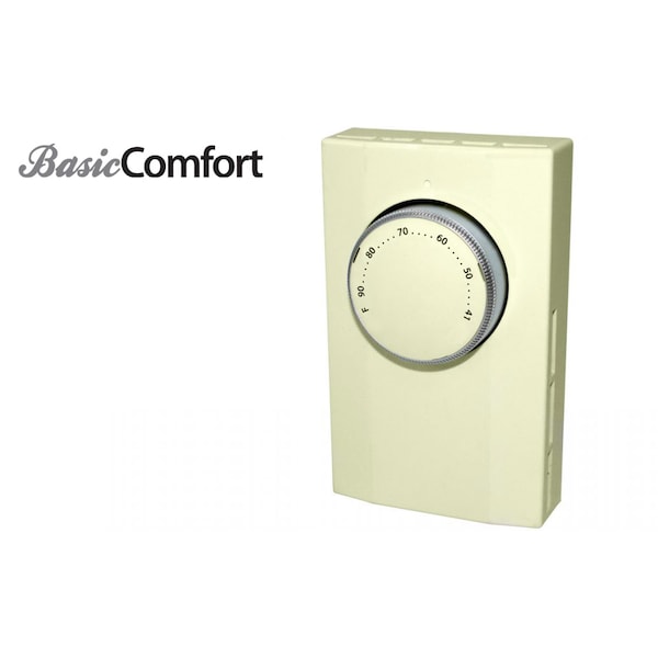 King Electric Thermostat SP 120/208 /240-22A & 277V-18A Almond - K101A