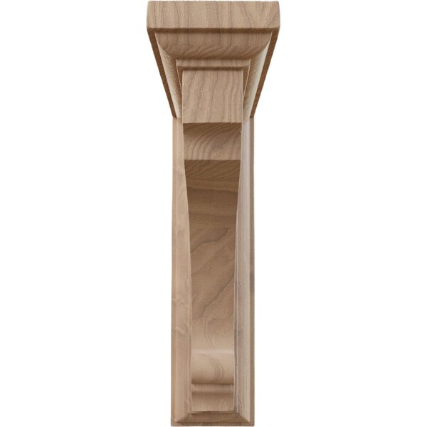 Ekena Millwork 2 1/2"W x 6"D x 8"H Medium Thompson Wood Bracket, Mahogany - BKTW02X06X08TMGM