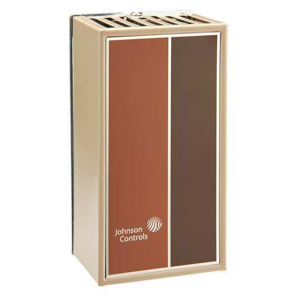 Johnson Controls Line Volt Mechanical Tstat, Open/Close on Rise, wall, 40 Degrees  to 90 Degrees F, SPDT - T25A-16C