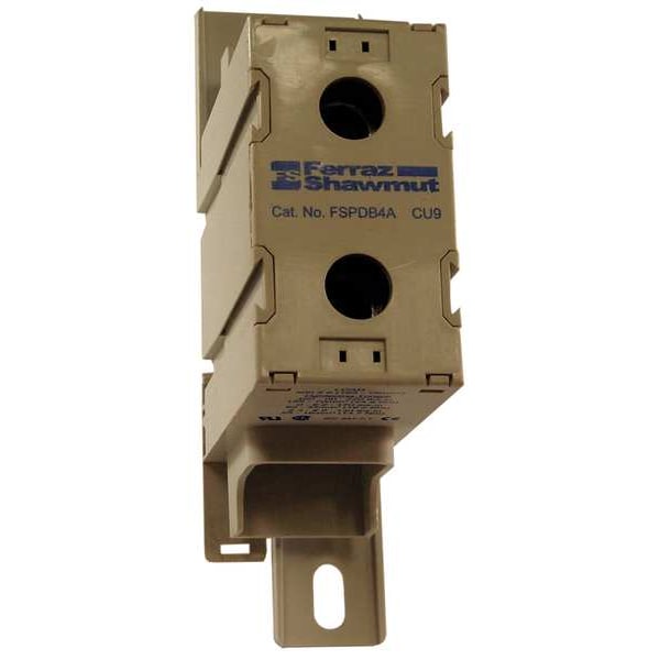 Bloque de Distribución de Energía de Mersen, 335A, 1P, 6AWG-400 MCM, 600V - FSPDB4A