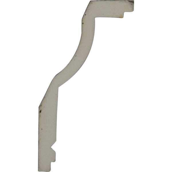 Ekena Millwork SAMPLE - 4 3/4"H x 2 3/8"P x 5 1/4"F x 12"L Deco Crown Moulding - SAMPLE-MLD05X02X05DC
