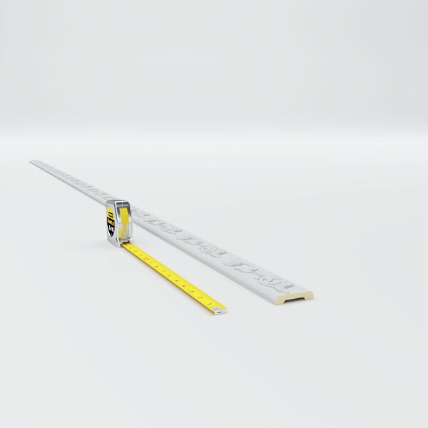 Ekena Millwork 2 1/8"H x 5/8"P x 94 1/2"L Kent Running Flower Panel Moulding - MLD02X00KE