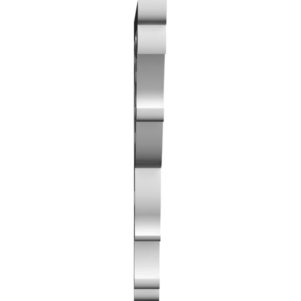 Ekena Millwork Athens Architectural Grade PVC Bracket, 5/8"W X 4 1/2"D X 7"H - BKTP01X04X07AT