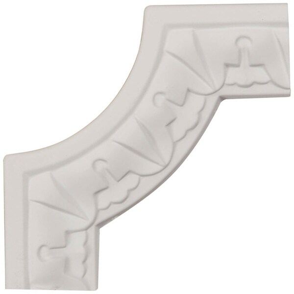 Ekena Millwork Panel Moulding Corner, Urethane, 4 in H, 4 in W, Factory Primed - PML04X04NE