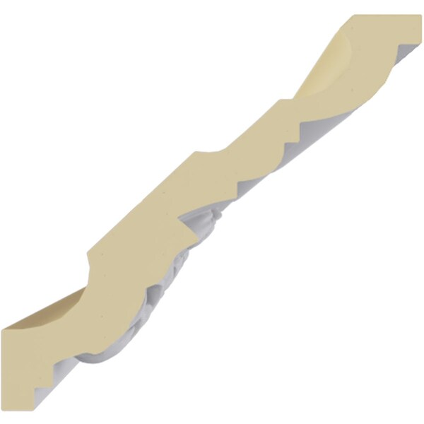 Ekena Millwork 4"H x 3 1/2"P x 5 3/8"F x 94 1/2"L Kent Crown Moulding - MLD04X04X05KE
